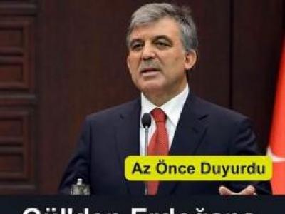 Erdoğan'a Haber Gönderdi
