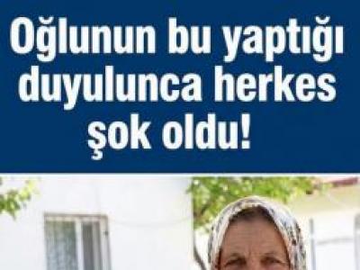 Oğlunun Yaptığı