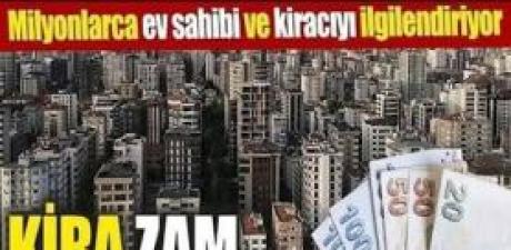 KİRA ARTIŞ ORANI BELLİ OLDU