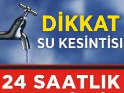 su kesintisi! Tarih verildi