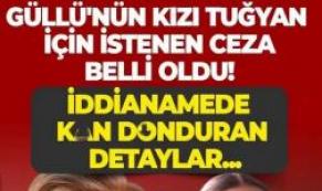 Güllü'nün kızı Tuğyan için istenen ceza belli oldu!