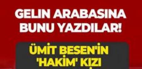 Gelin arabasına b'akın ne yazdılar:
