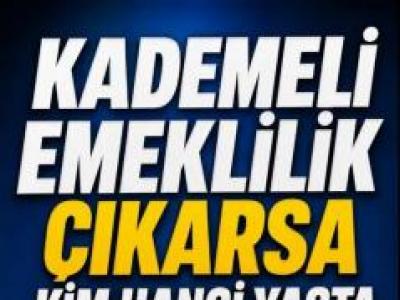 Kademeli Emeklilik