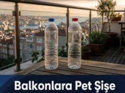 balkona pet şişe
