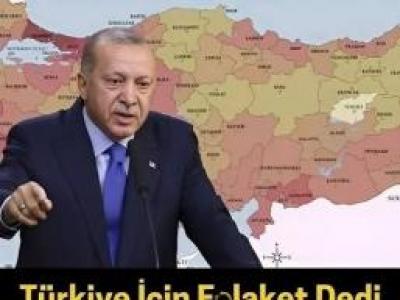 Erdoğan Türkiye için bu bir felaket dedi