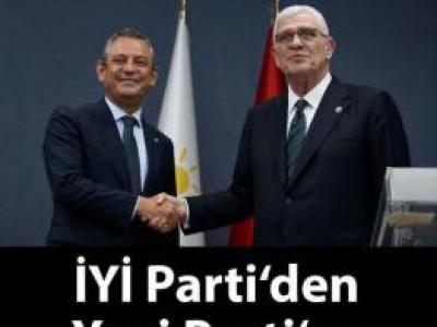 İYİ Parti’den YENİ Parti’ye Tarihi Destek