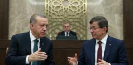 Davutoğlu, Erdoğan ile 