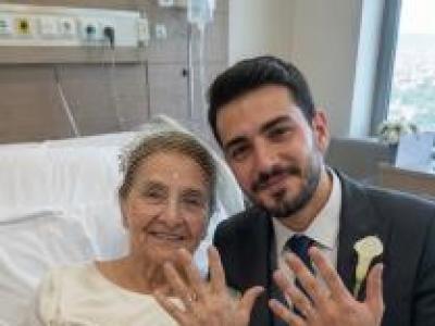 ÖLÜM DÖŞEĞİNDEKİ 70 YAŞINDAKİ BİR KADININ SON DİLEĞİNİ 