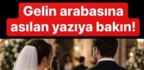 Gelin Arabası Yazısı İddiası: