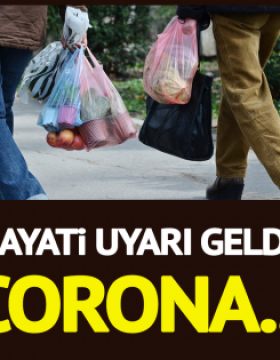 Poşet ve paketten corona virüs bulaşma riski