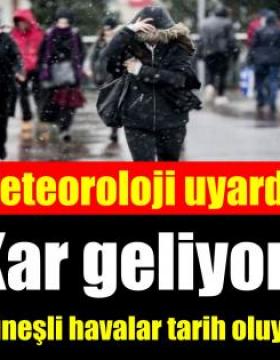 Meteoroloji'den Kar ve Sağanak Uyarısı!