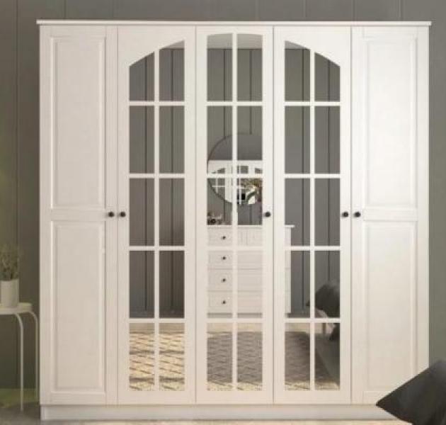 Yatak Odanızı Genişleten Rabi Mobilya 5 Kapaklı Gardırop