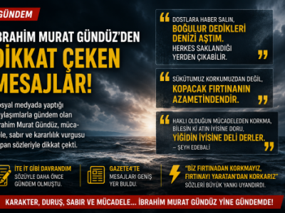 İbrahim Murat Gündüz’den Dikkat Çeken Mesajlar: “Boğulur Dedikleri Denizi Aştım”